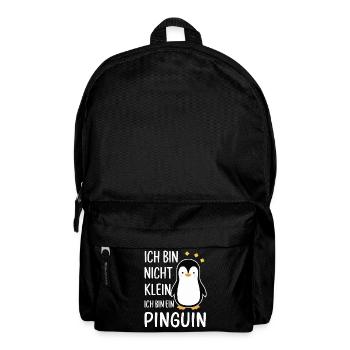 Pinguin Zwergpinguine Kaiserpinguin - Rucksack - Schwarz - Vorne