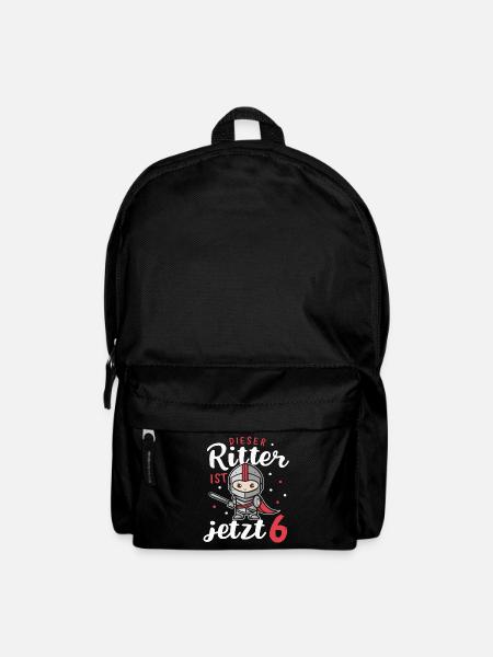 Geburtstagsgeschenk 6 Jahre Geburtstagskind - Rucksack - Schwarz