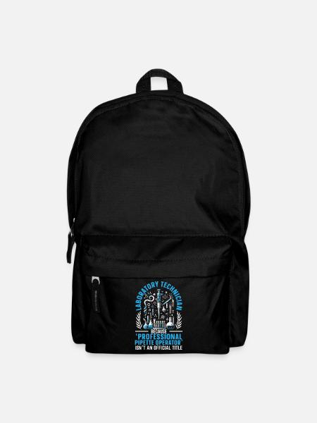 Lustiger Laborant Biotechnologe Biologe - Rucksack - Schwarz