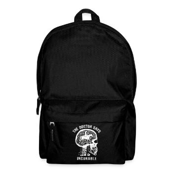 The doctor says it's incurable - western riding - Backpack - black - Front