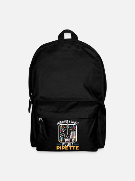 Lustiger Laborant Biotechnologe Biologe - Rucksack - Schwarz
