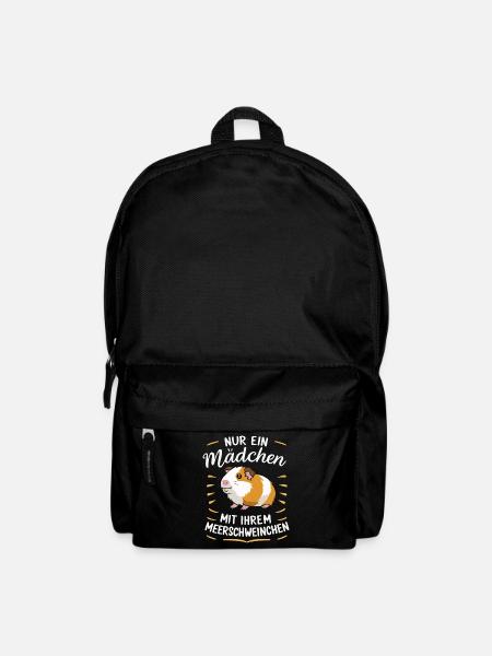 Meerschweinchen Kurzhaar Langhaar Crested Hunde - Rucksack - Schwarz