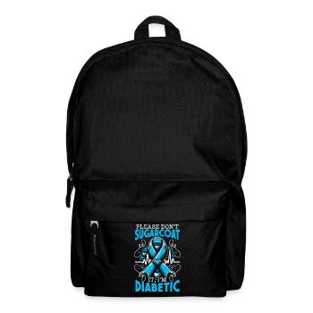 Diabetes-bewusstsein T1d Diabetiker Insulin Typ 1 - Rucksack - Schwarz - Vorne