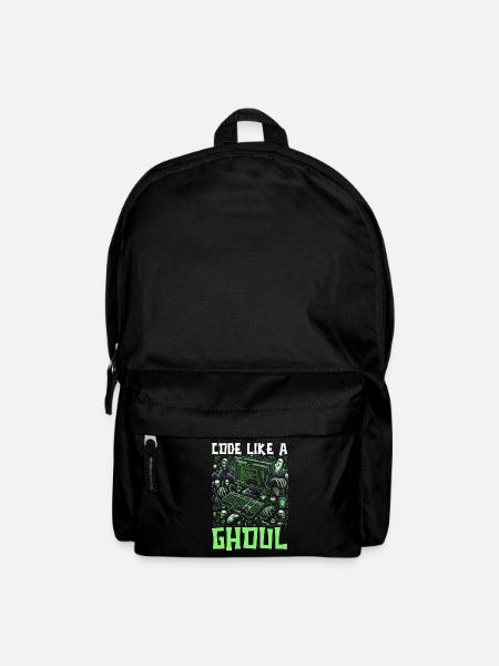 Costume d'Halloween amusant pour joueur sur ordinateur - Sac à dos - noir