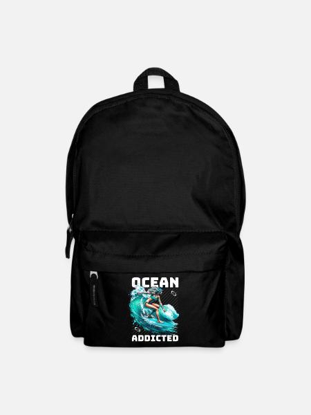 Ocean Addicted Surfing - Backpack - black