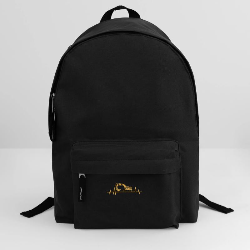 Excavator Driver Construction Worker Construction Site Construction Machine Backpack