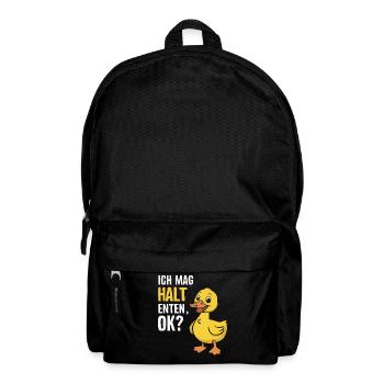 Mallard, Duck Birds, Duck, Dark Duck, Bird - Backpack - black - Front