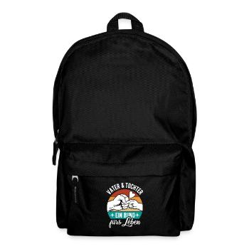 Vater und Tochter - Ein Bund fürs Leben - Rucksack - Schwarz - Vorne