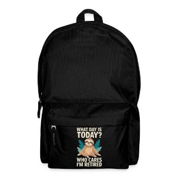 Retirees Retirement Pension Retirement - Backpack - black - Front