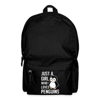 Pinguin Pinguine Tier - Rucksack - Schwarz - Vorne
