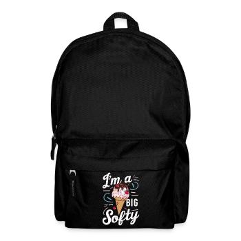Eiscreme Süßigkeiten Eismilch - Backpack - black - Front