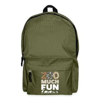 Zoo Animals Zookeeper - Backpack - olive green - Front