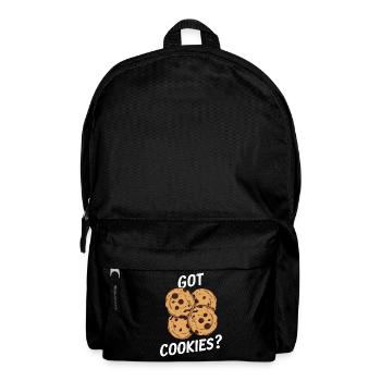 Cookies Cookie Biscuits Biscuits Chocolate - Backpack - black - Front