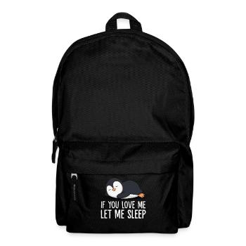 Pinguin Pinguine Tier - Rucksack - Schwarz - Vorne