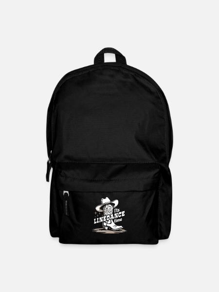 It's Linedance Time - Country Fan - Geschenk - Rucksack - Schwarz