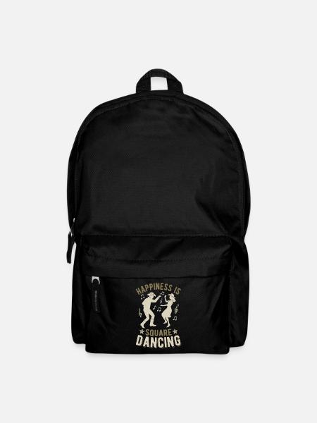 Le bonheur, c’est la danse carrée - Country Fan - Sac à dos - noir