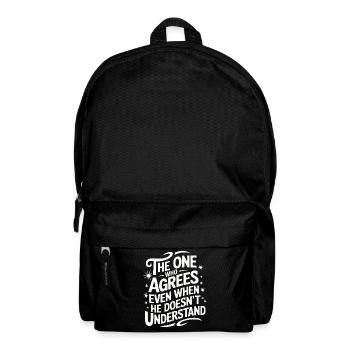 Ehemann Ehegatte Familie Hochzeit - Rucksack - Schwarz - Vorne
