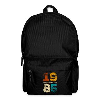 Vintage 1985 Edition Limitée - Cadeau d’anniversaire - Sac à dos - noir - Devant