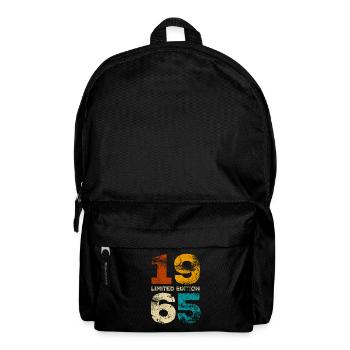 Vintage 1965 Edition Limitée - Cadeau d’anniversaire - Sac à dos - noir - Devant