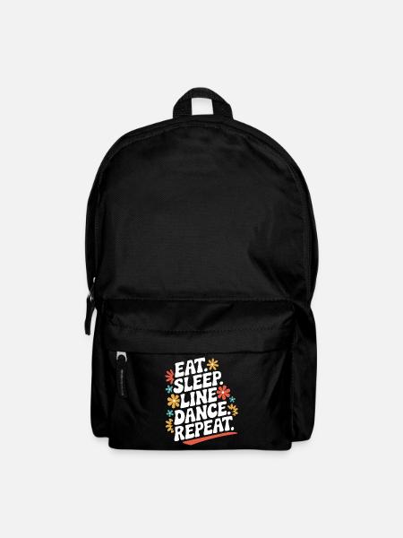 Line Dancing Dancing Dancers - Backpack - black