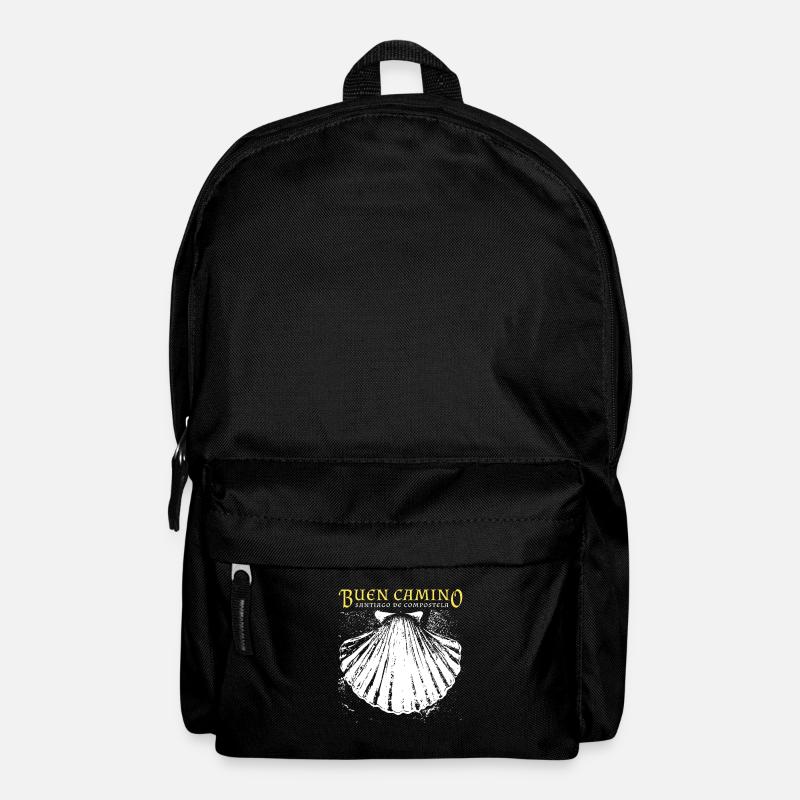 Buen Camino, Jakobsmuschel, Santiago de Compostela - Rucksack - Schwarz