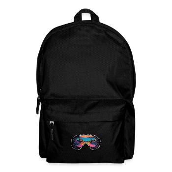 Skibrille Berge Ski Bunt - Rucksack - Schwarz - Vorne