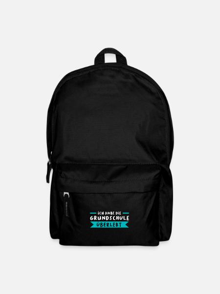 Grundschule Abschluss Grundschüler Geschenk - Rucksack - Schwarz