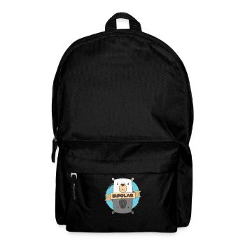 BiPolar Bear I Cute Mental Disorder design - Backpack - black - Front