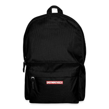 Unsympathisch Boxlogo - Rucksack - Schwarz - Vorne