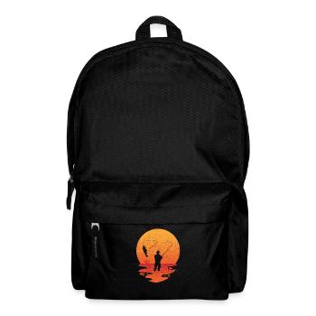 Pêcheur drôle de pêche Angel Mr homme Dame énonciations - Sac à dos - noir - Devant