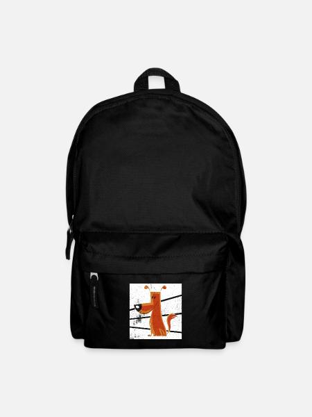 doggy dog funny dog - Backpack - black