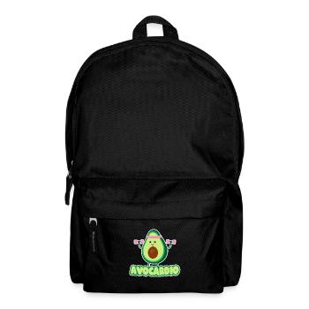 Avocado Avocardio Frucht Veganer Vegetarier Cardio - Rucksack - Schwarz - Vorne