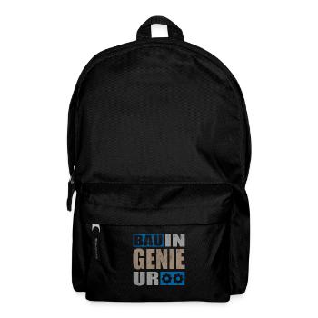 Bauingenieur Ingenieur Student Mechaniker Physik - Rucksack - Schwarz - Vorne
