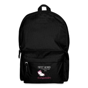 Fresst meinen Sternenstaub ihr Langweiler Einhorn - Rucksack - Schwarz - Vorne
