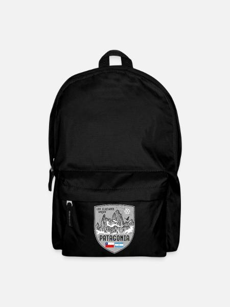 Fitzroy Patagonien Wappen - Rucksack - Schwarz