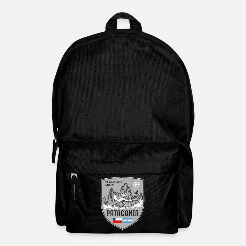 Fitzroy Patagonien Wappen - Rucksack - Schwarz