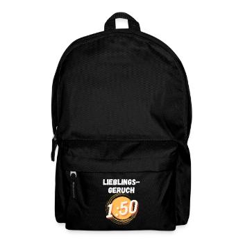 Lieblingsgeruch 1:50 DDR Zweitakt Trabbi Humor - Rucksack - Schwarz - Vorne