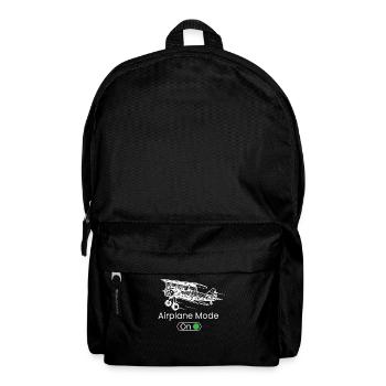 Airplane Mode ON, Cessna, C172, FLugzeug, Pilot - Rucksack - Schwarz - Vorne