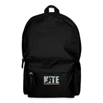 Kite Kitesurfen Kitesurfer Kiteboarding Fans Kiten - Rucksack - Schwarz - Vorne