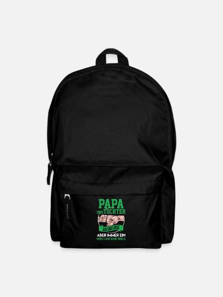 Papa Tochter - Rucksack - Schwarz