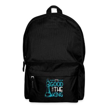 Schach König Lustig - Rucksack - Schwarz - Vorne
