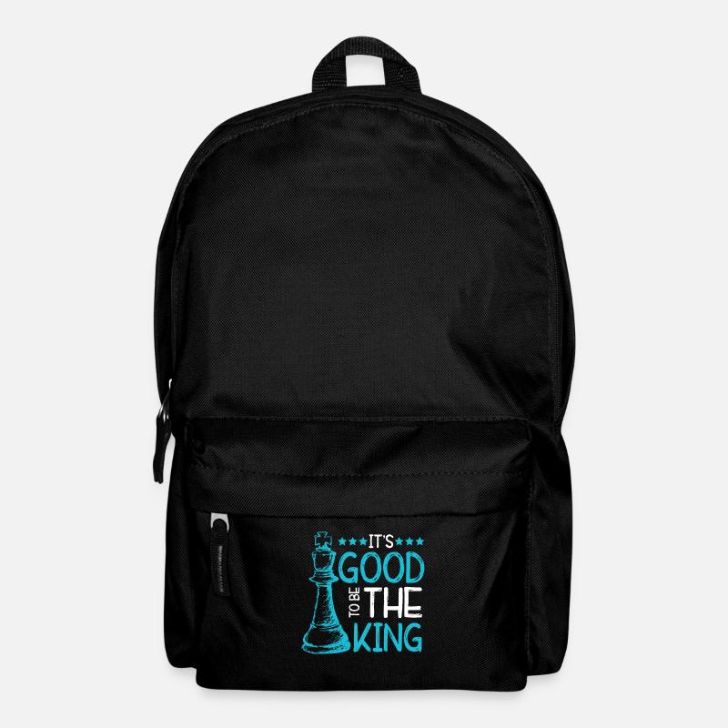 Schach König Lustig - Rucksack - Schwarz
