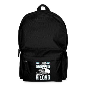 Trucker Truck spruch - Rucksack - Schwarz - Vorne