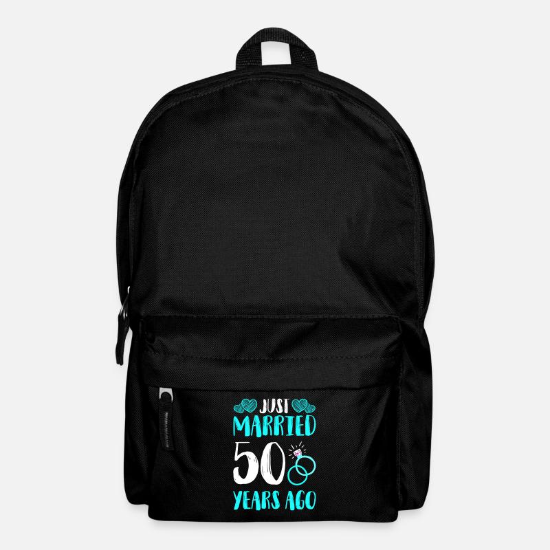 Mariage juste marié 50 ans - Sac à dos - noir