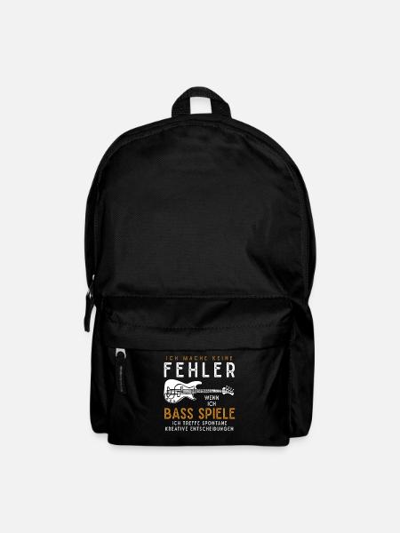 Bassist Bass Spieler Bass Gitarre Geschenkidee - Rucksack - Schwarz