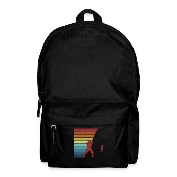Fisherman Deep Sea Boat Ice Fishing Lovers Fly - Backpack - black - Front