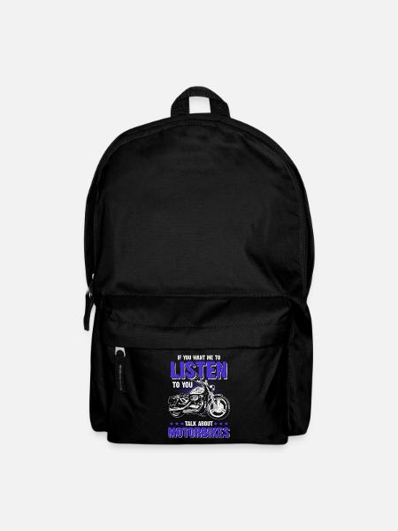 Motorbike motorcycle - Backpack - black