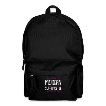 Feministin Frauenrechte Spruch - Rucksack - Schwarz - Vorne