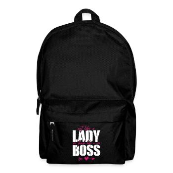 Frauenrechte Lady Boss Chefin - Rucksack - Schwarz - Vorne