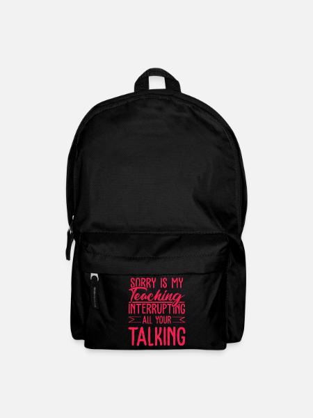 Lernen Lehrer - Rucksack - Schwarz